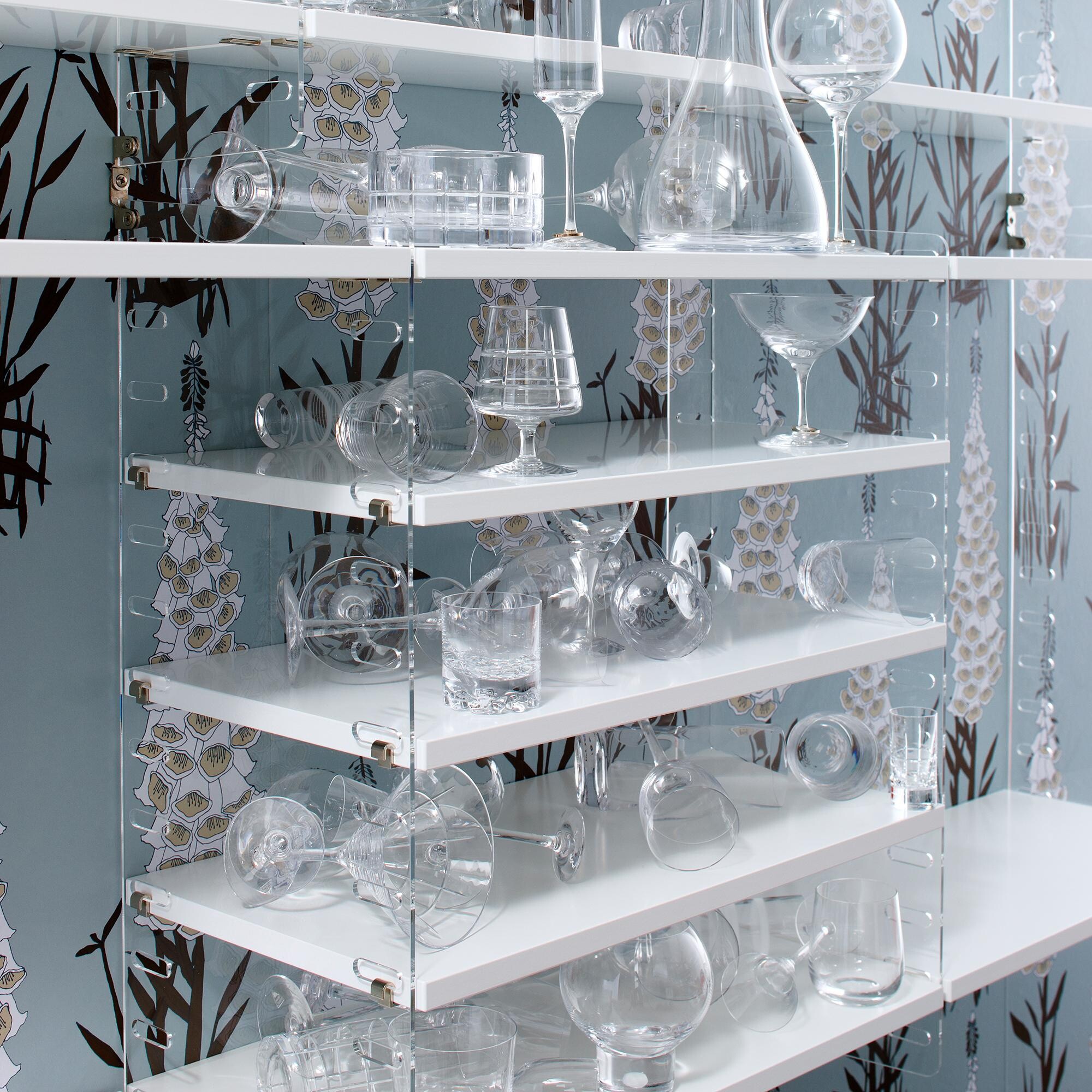 String System Wall Ladder Acrylic Glass 75x30cm