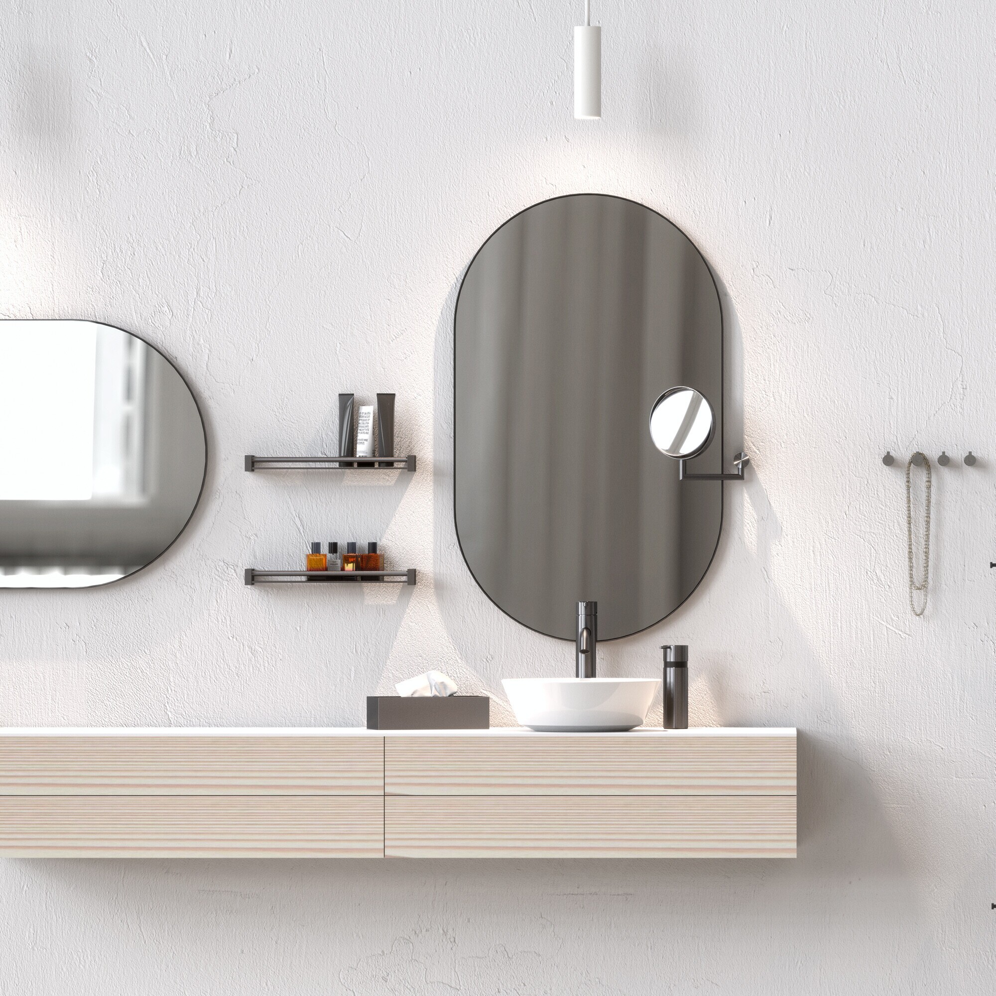 Unu 4145 Wall Mirror with Frame 60x100cm