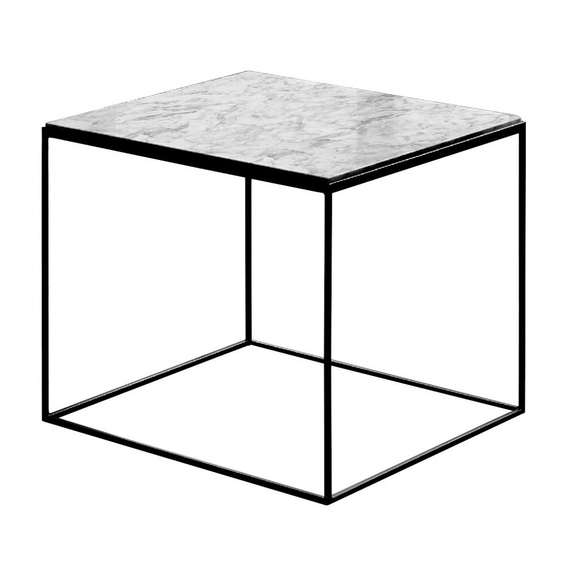 Slim Marble Side Table 54x54x48cm
