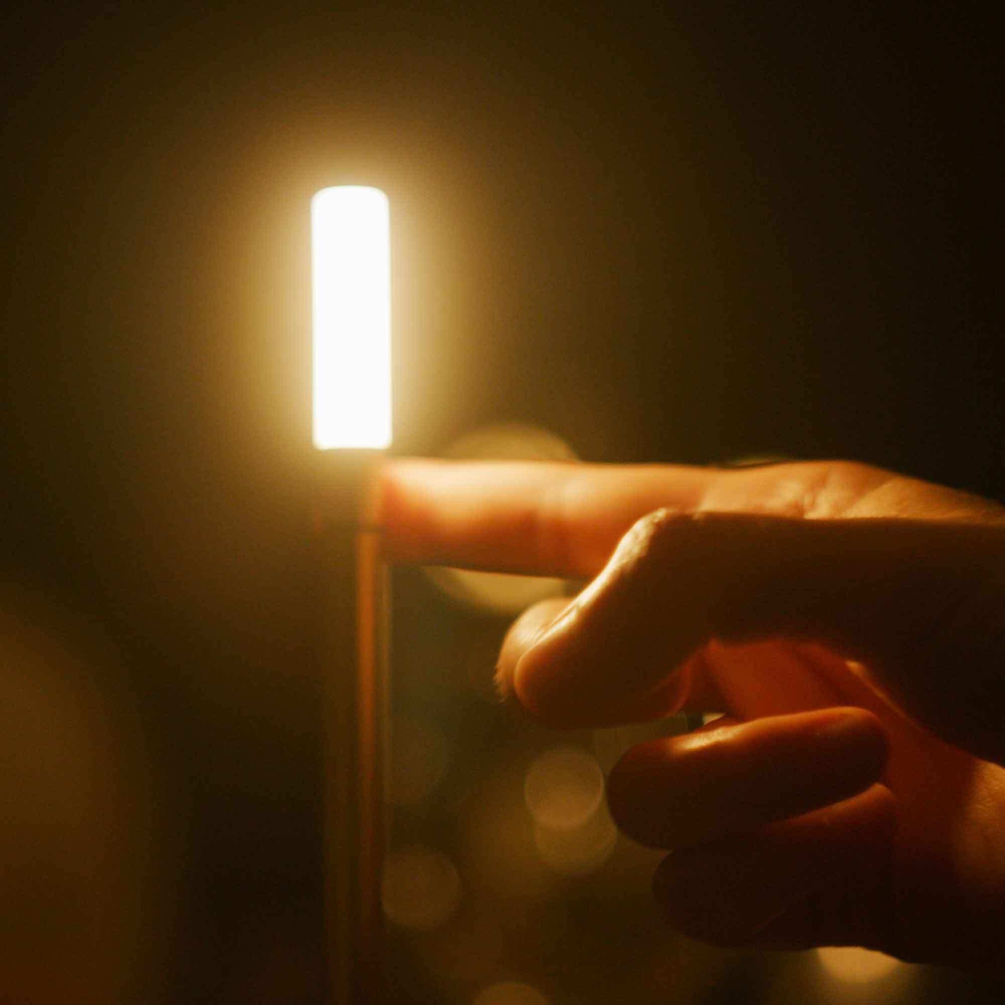 Wick LED Lamp with Battery