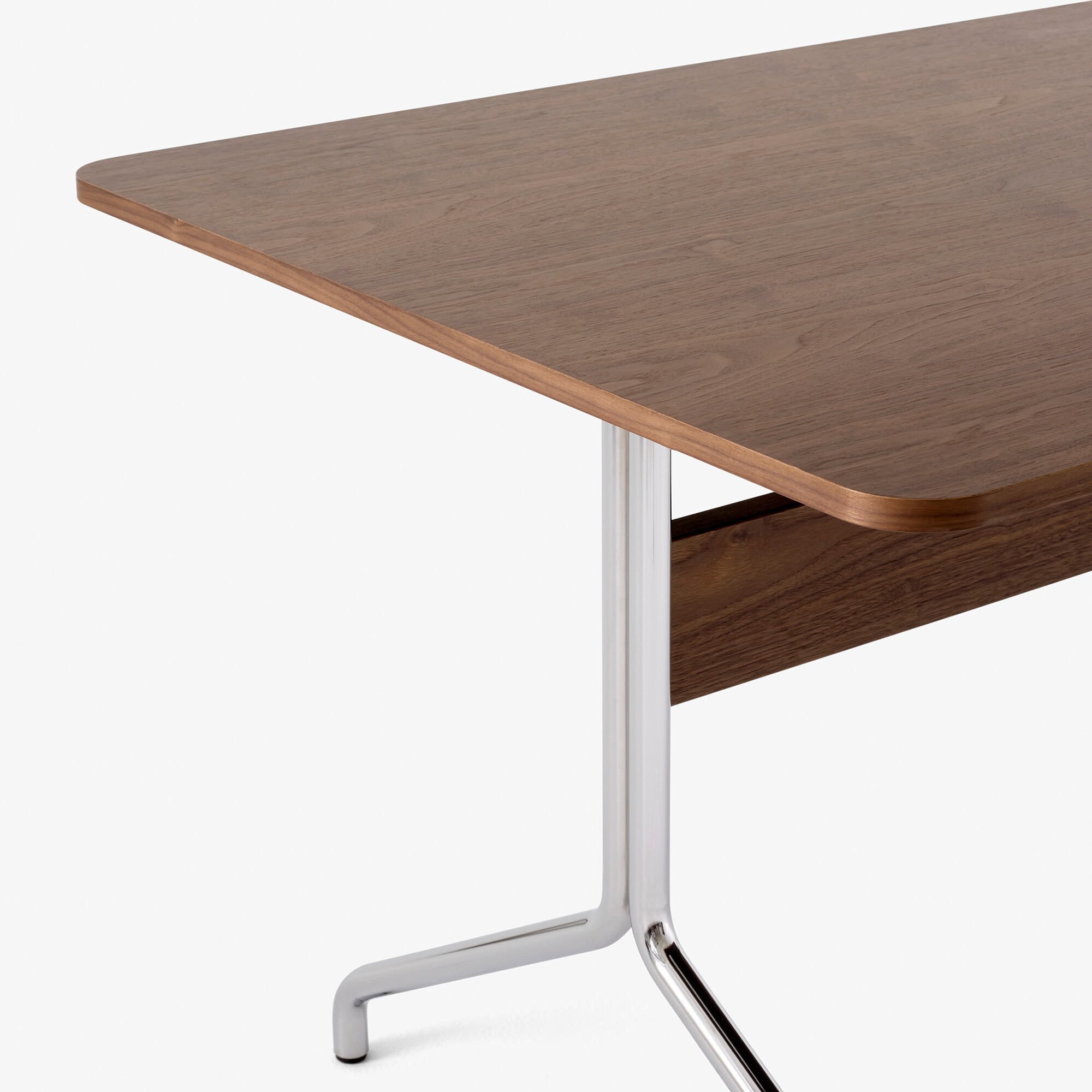 Pavilion AV19 Dining Table 90x200cm Frame Chrome