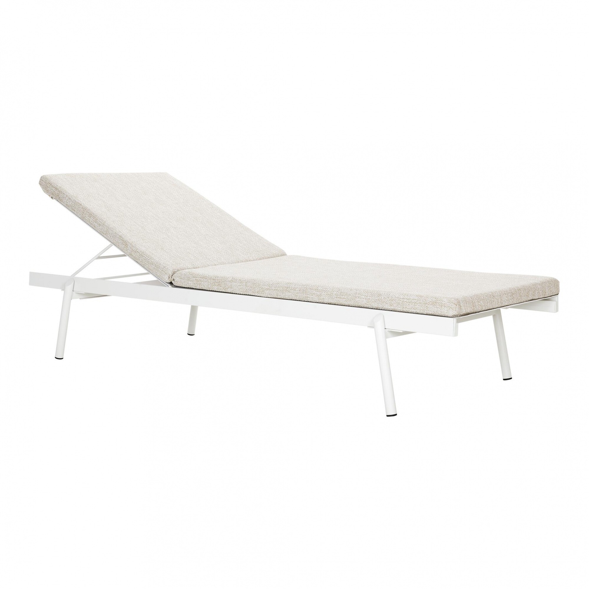 Rail Sunbed with Seat Cushion
