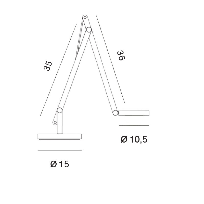 String T1 Mini Dim To Warm LED Desk Lamp