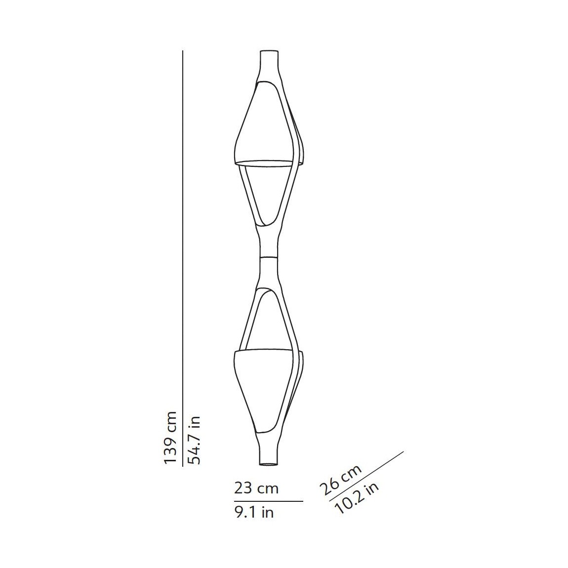 Viveversa 2 LED Suspension Lamp
