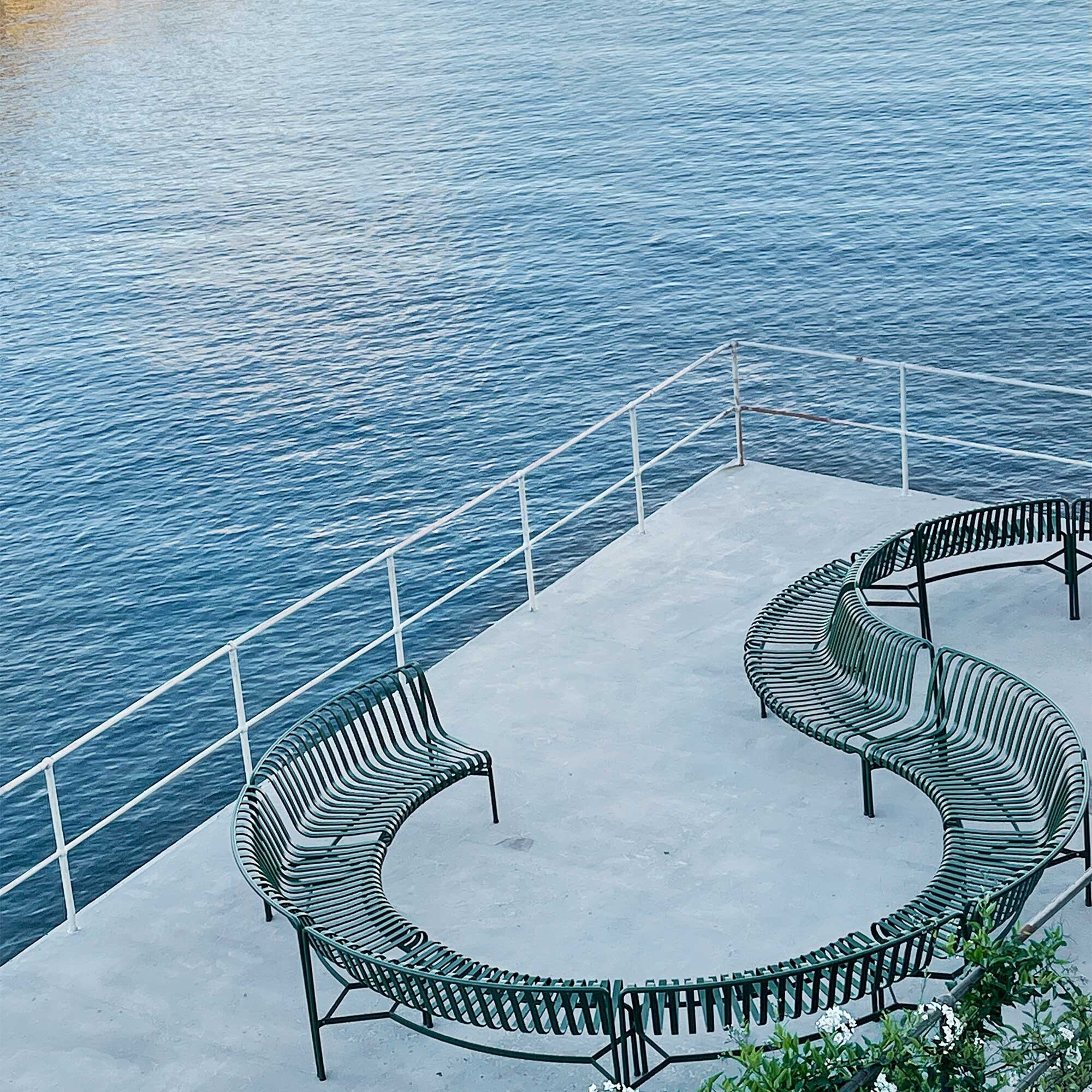 Palissade Dining Park Bench In/In Set of 2