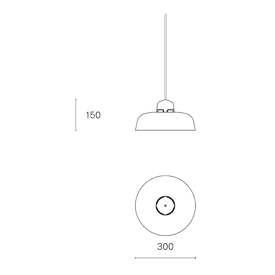 w162 Dalston s1 LED Suspension Lamp