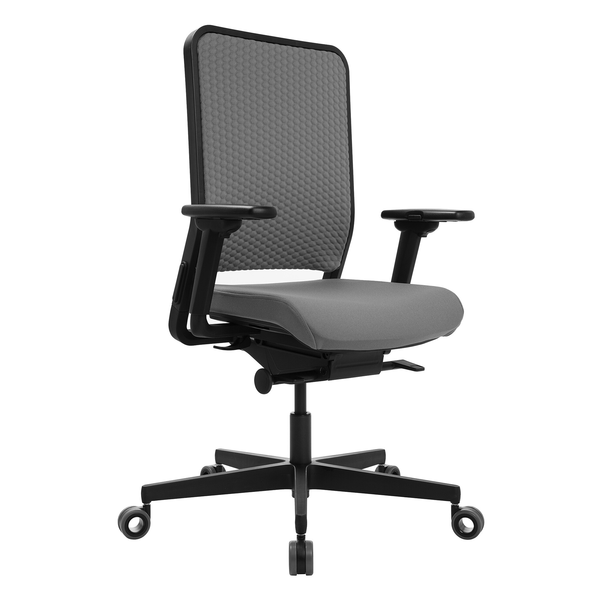 W1C Low Office Chair Backrest Flat Upholstery