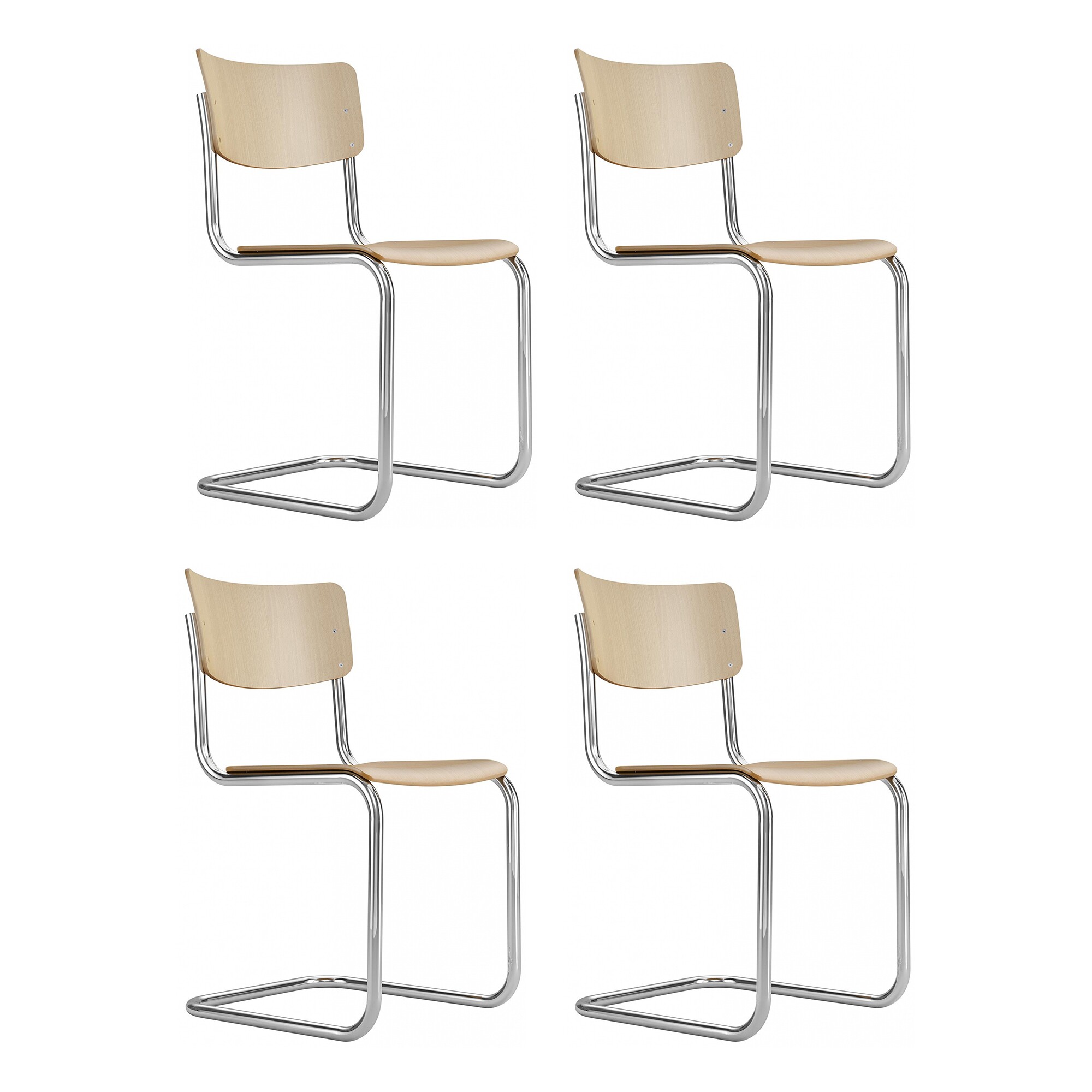 S 43 Cantilever Chair Set of 4