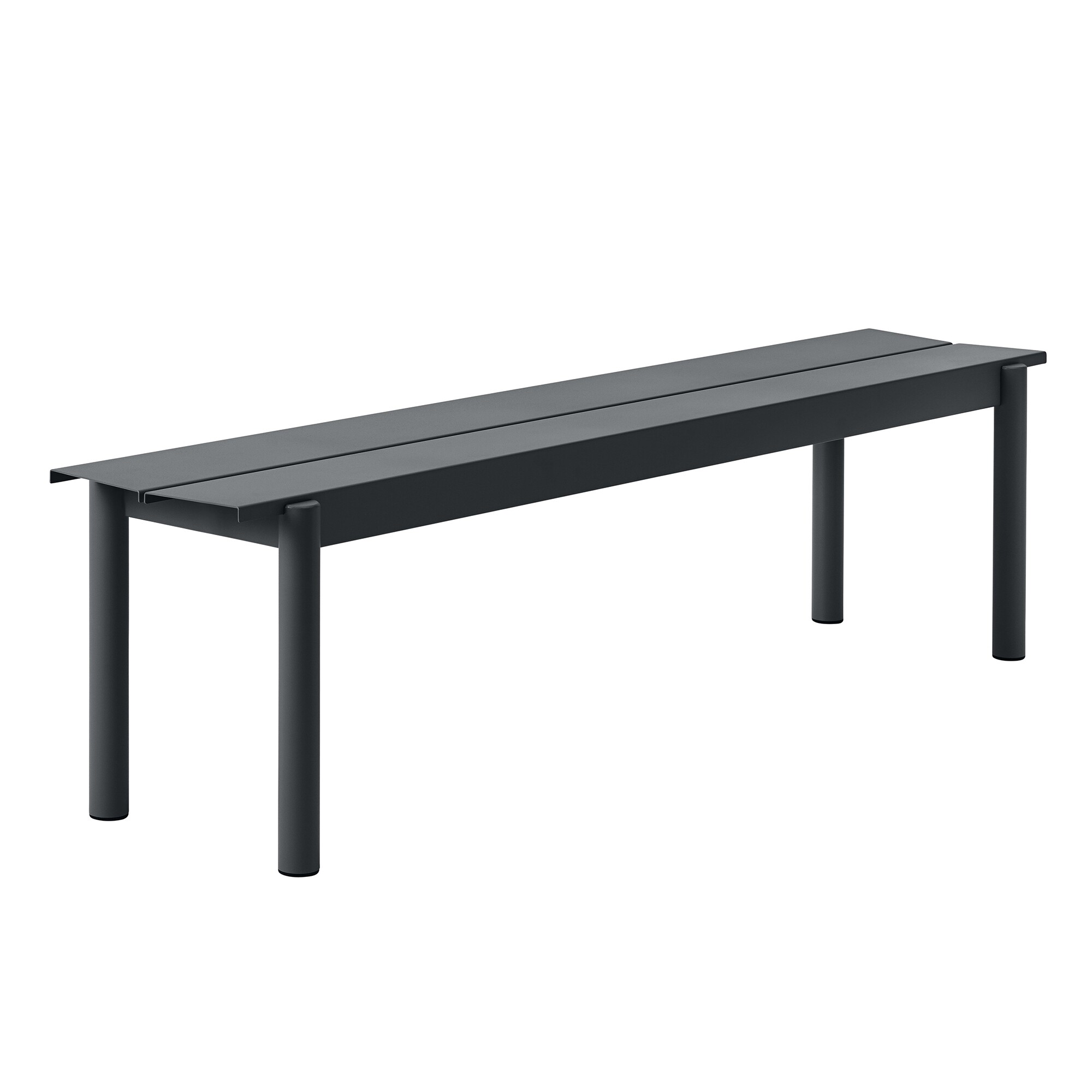 Linear Steel Outdoor Bench 170cm