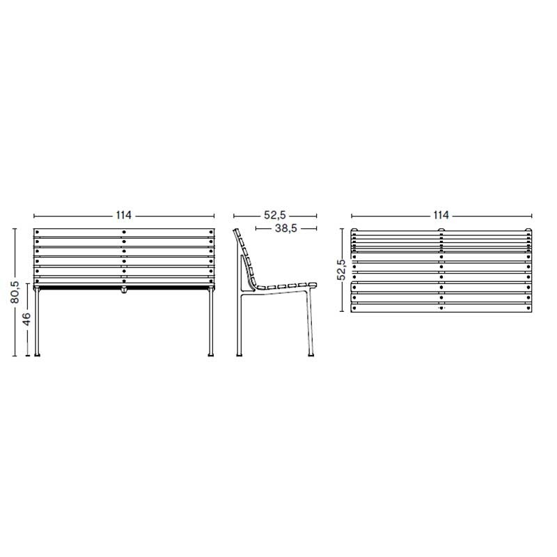 Traverse Outdoor Dining Bench