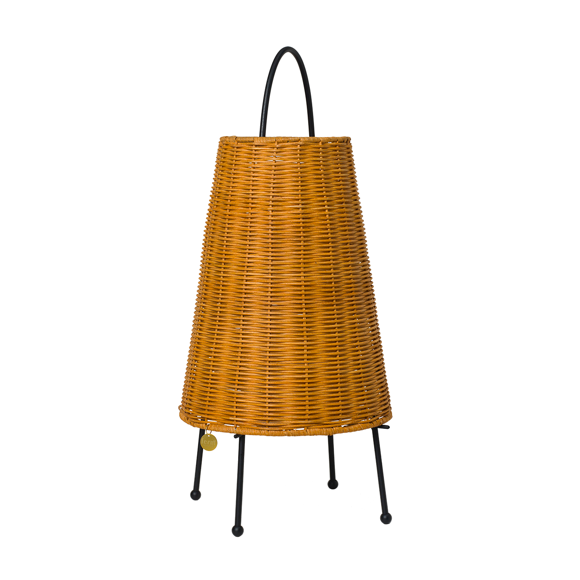 Porti LED Rattan Battery Table Lamp