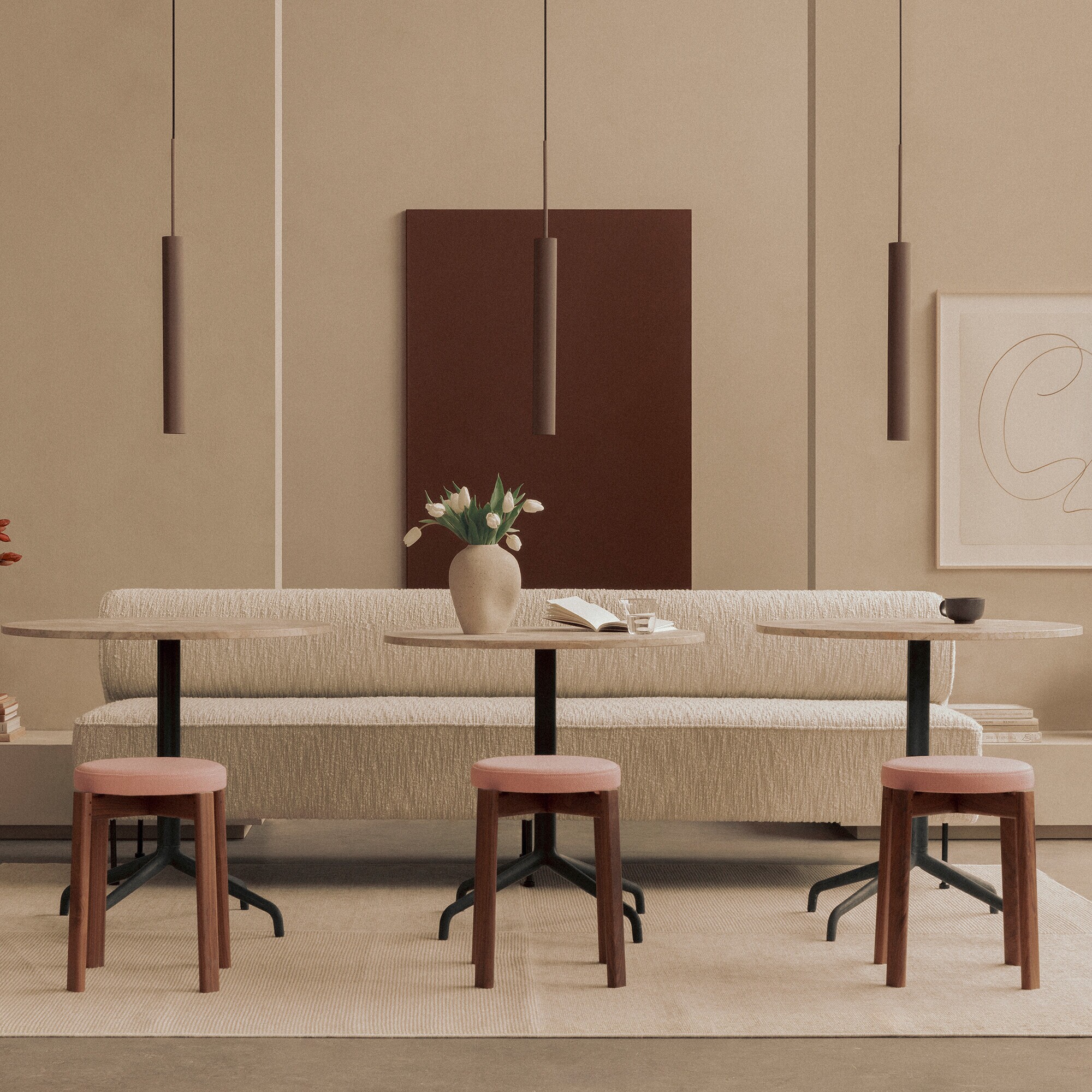 Tubulaire Suspension Lamp