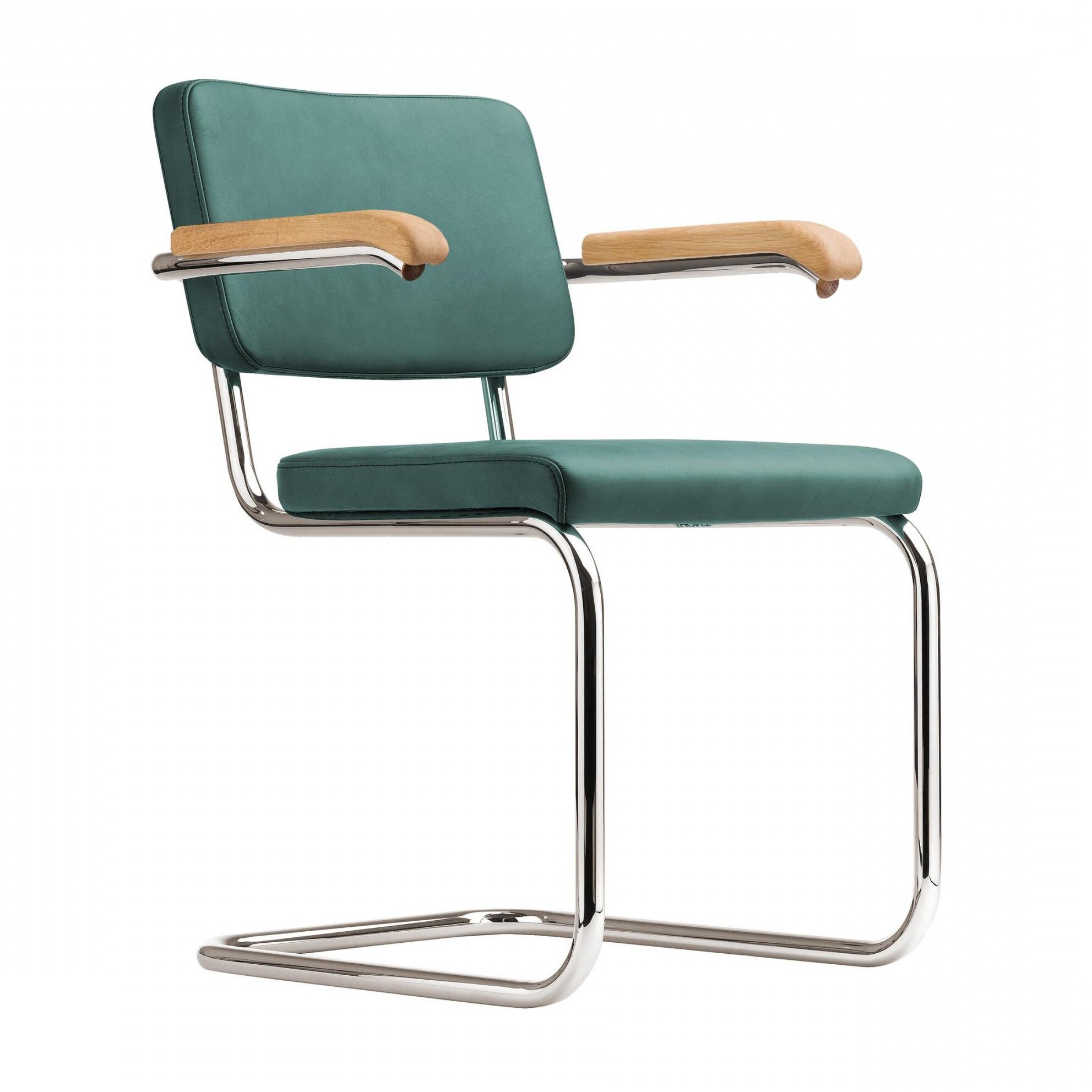 S 64 PV Pure Materials Cantilever Armchair Oak