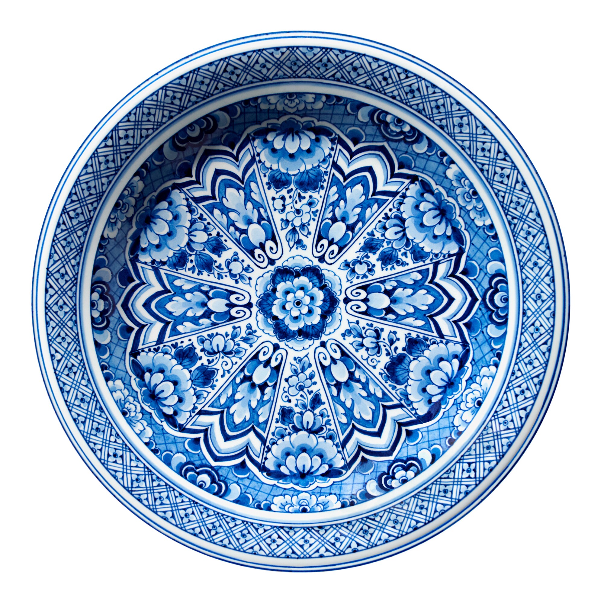 The Delft Blue Plate Carpet