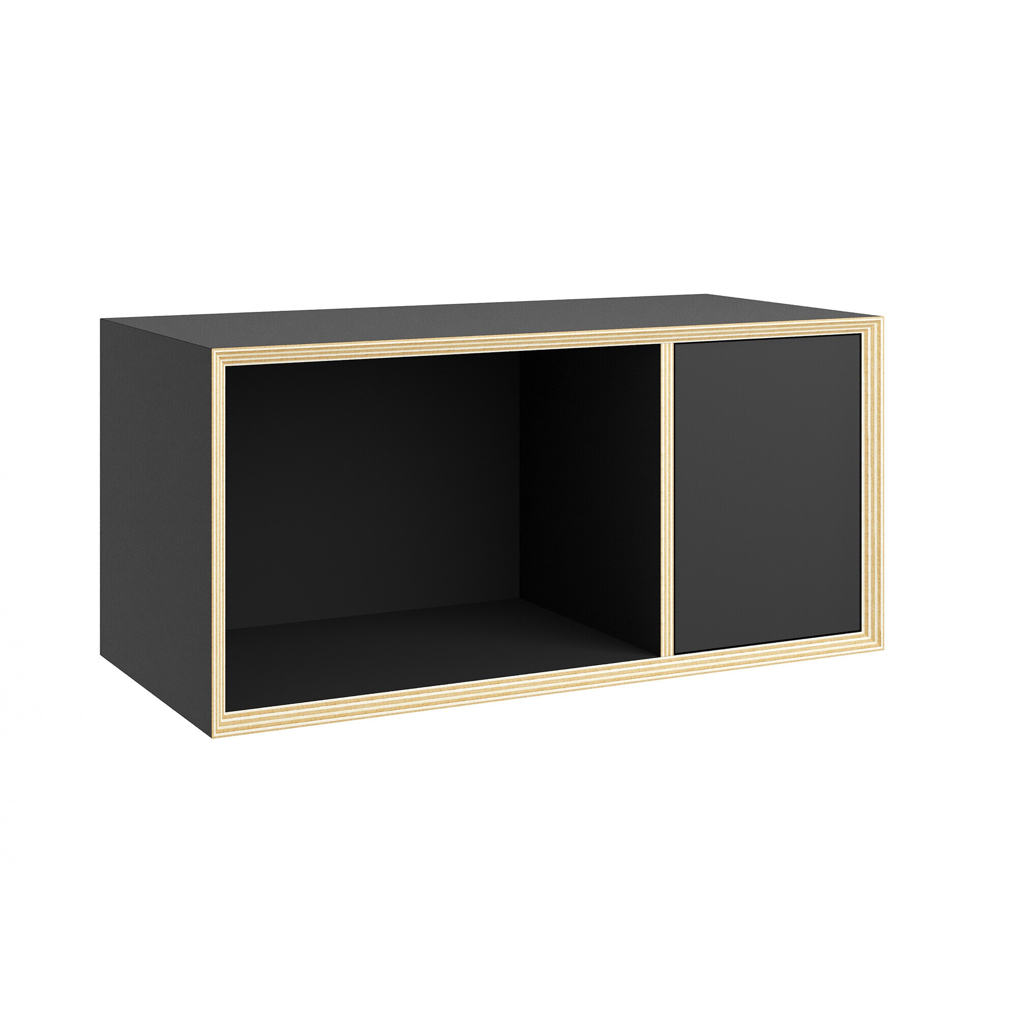 Vertiko Sixteen Shelf Unit with Door Right