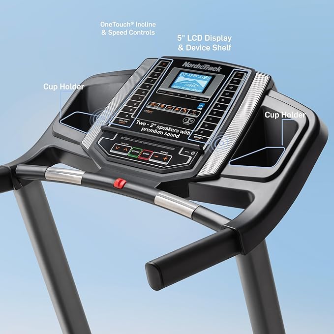 NordicTrack T Series 6.5s: Perfect Treadmills for Home Use, Walking or Running Treadmill with Incline