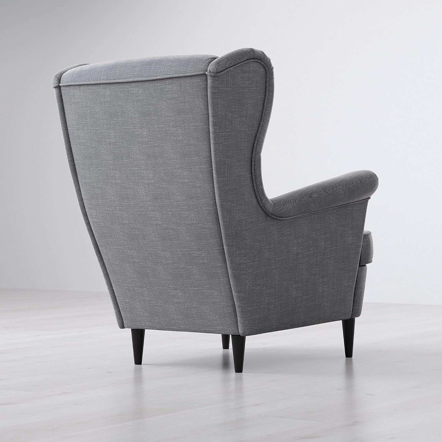 IKEA STRANDMON Wing Chair, Nordvalla Dark Grey