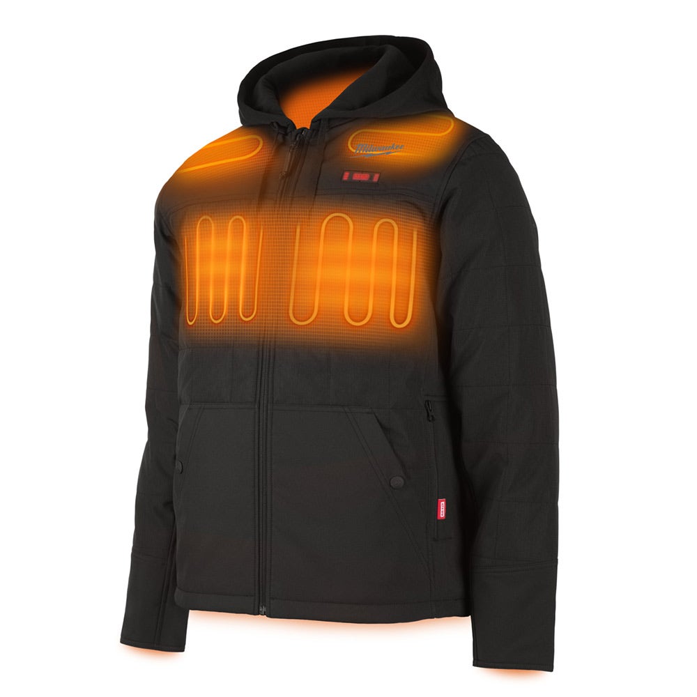 MILWAUKEE 12V AXIS Heated Jacket Black Skin M12HPJBLACK20