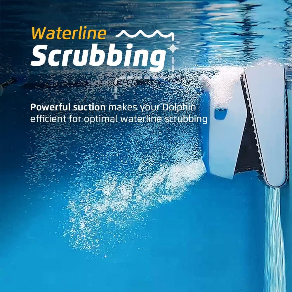 Dolphin Proteus DX3 Automaitc Robotic Pool Vacuum Cleaner, Wall Climbing, Active Scrubber Brush, Ideal for In-ground Pools up to 33 FT in Length