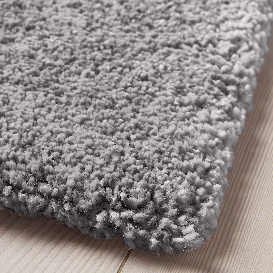 IKEA  STOENSE Rug, low pile, medium gray, 5 ' 7