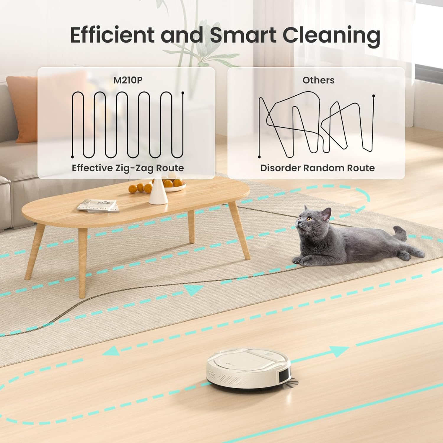 Lefant M3 Robot Vacuum, Robot Vacuum and Mop, 12000Pa Suction, Anti-Tangle Brushes, Dual Spinning Mop, Auto Mop Washing, Drying, Self-Emptying, Self-Refilling, for Pet Hair Dust, App Voice Control