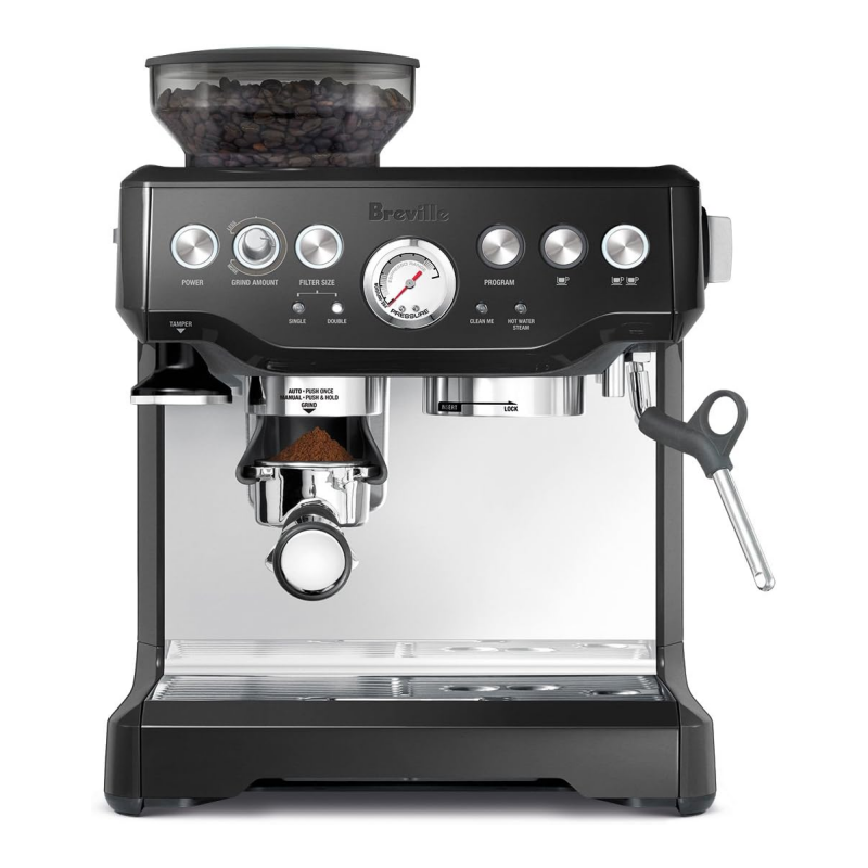 Breville Barista Express Espresso Machine, Brushed Stainless Steel, BES870XL, Large