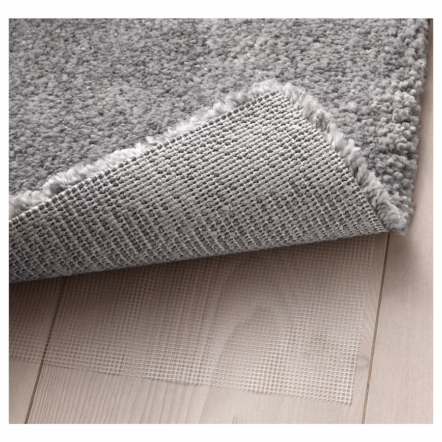 IKEA  STOENSE Rug, low pile, medium gray, 5 ' 7