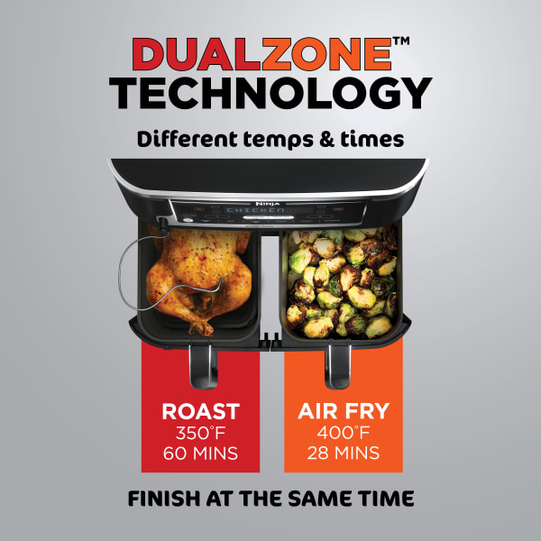 Ninja® Foodi® 6-in-1 Smart 10-qt. 2-Basket Air Fryer