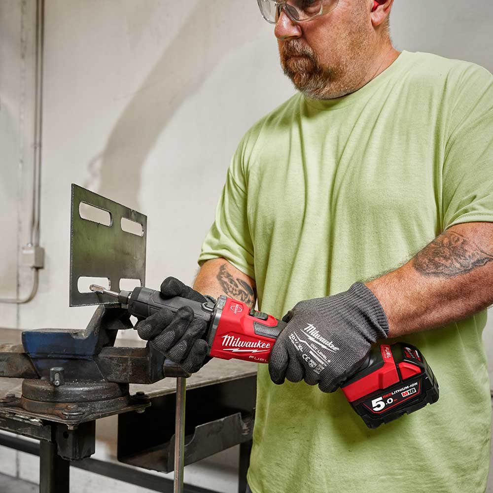 MILWAUKEE 18V FUEL™1/4" Braking Die Grinder w/ Slide Switch Skin M18FDGRB0