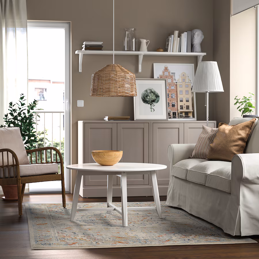 IKEA  ONSEVIG  Rug, low pile, multicolor, 5 ' 3 