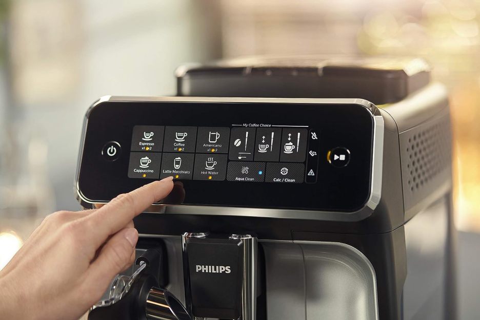 Philips 3200 Series Fully Automatic Espresso Machine with LatteGo, Black