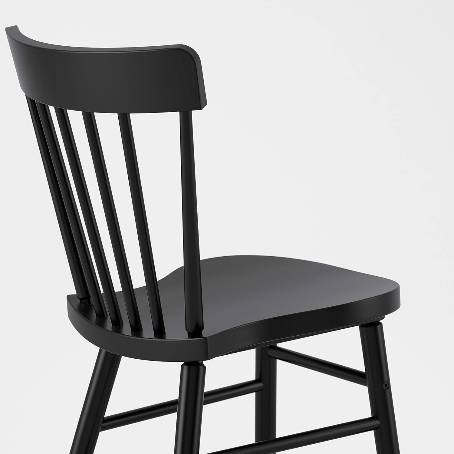 IKEA NORRARYD/SKOGSTA Table and 6 Chairs, 235x100 cm, Acacia/Black