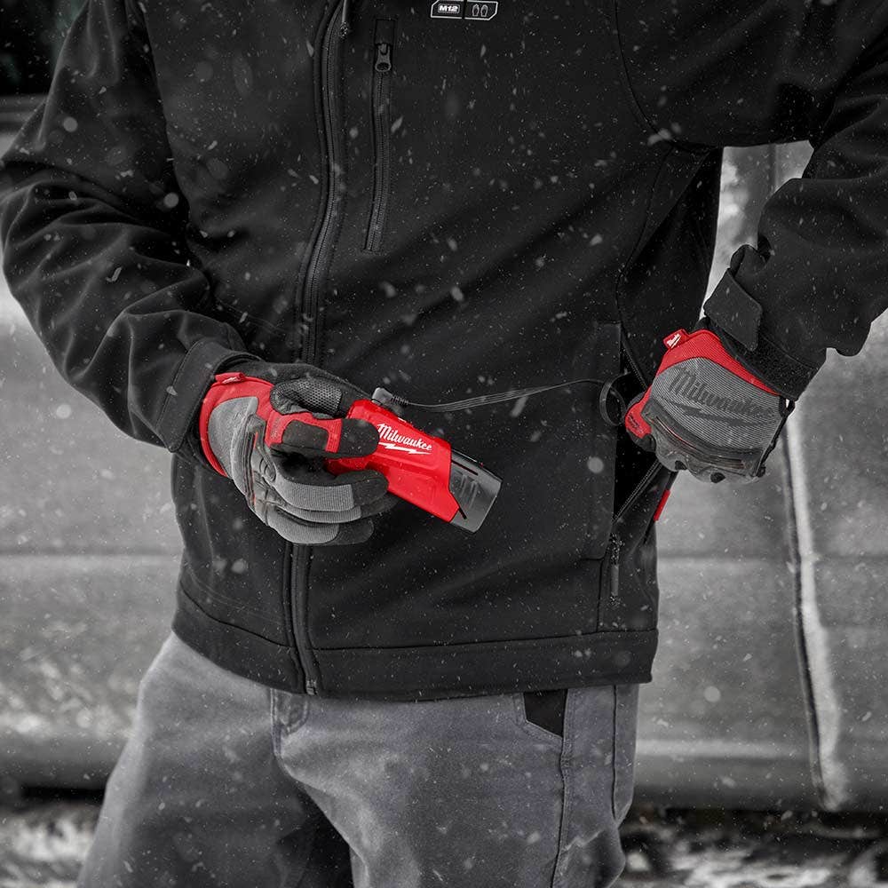 MILWAUKEE 12V Heated TOUGHSHELL Jacket Black Skin M12THJBLACK0