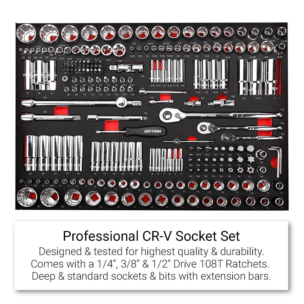 Daytona 655 Piece Mechanical Tool Set with 43