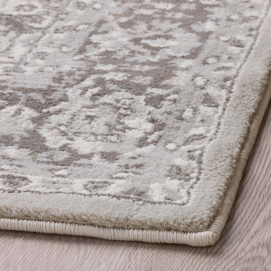 IKEA  VEDBÄK  Rug, low pile, light gray, 6 ' 7