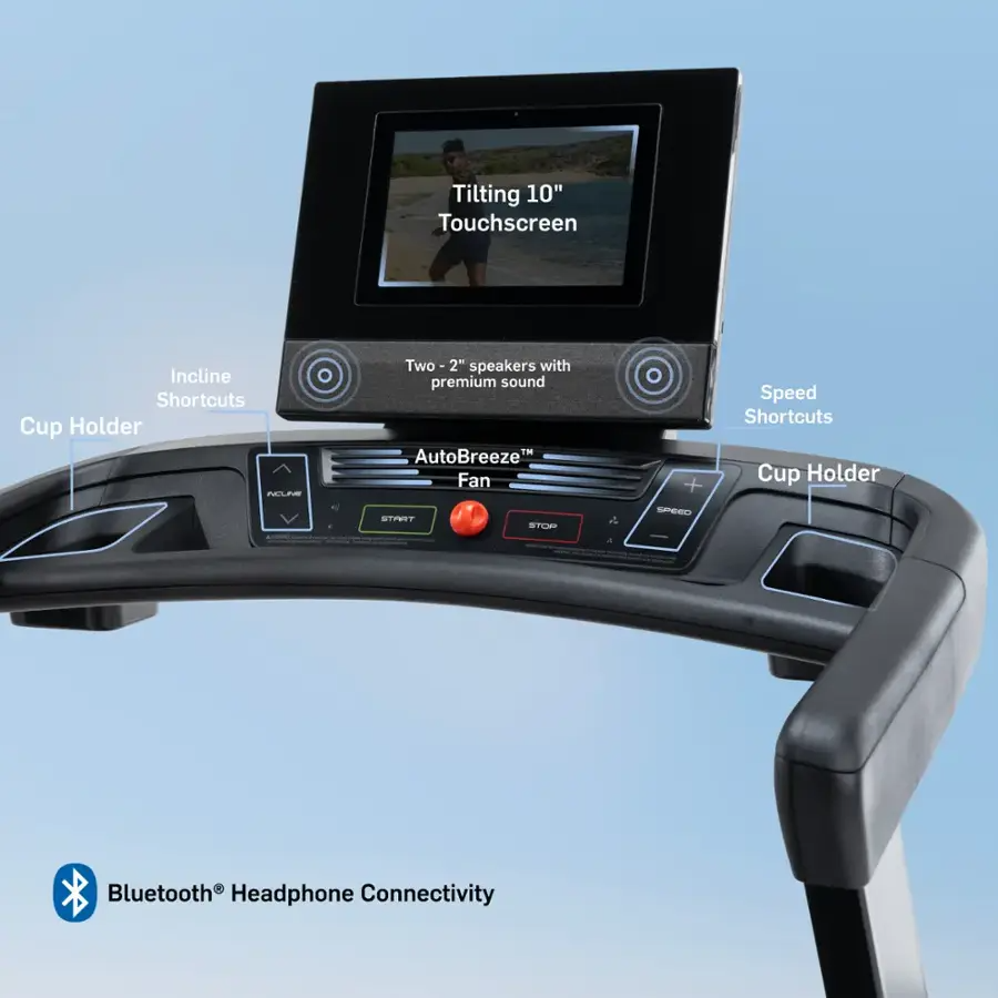 NordicTrack T Series 10 Treadmill with iFIT - Black
