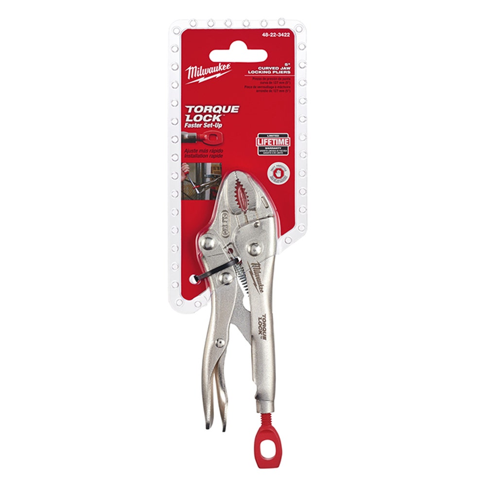 MILWAUKEE 127MM (5") TORQUE LOCK™CURVED JAW LOCKING PLIERS 48223422