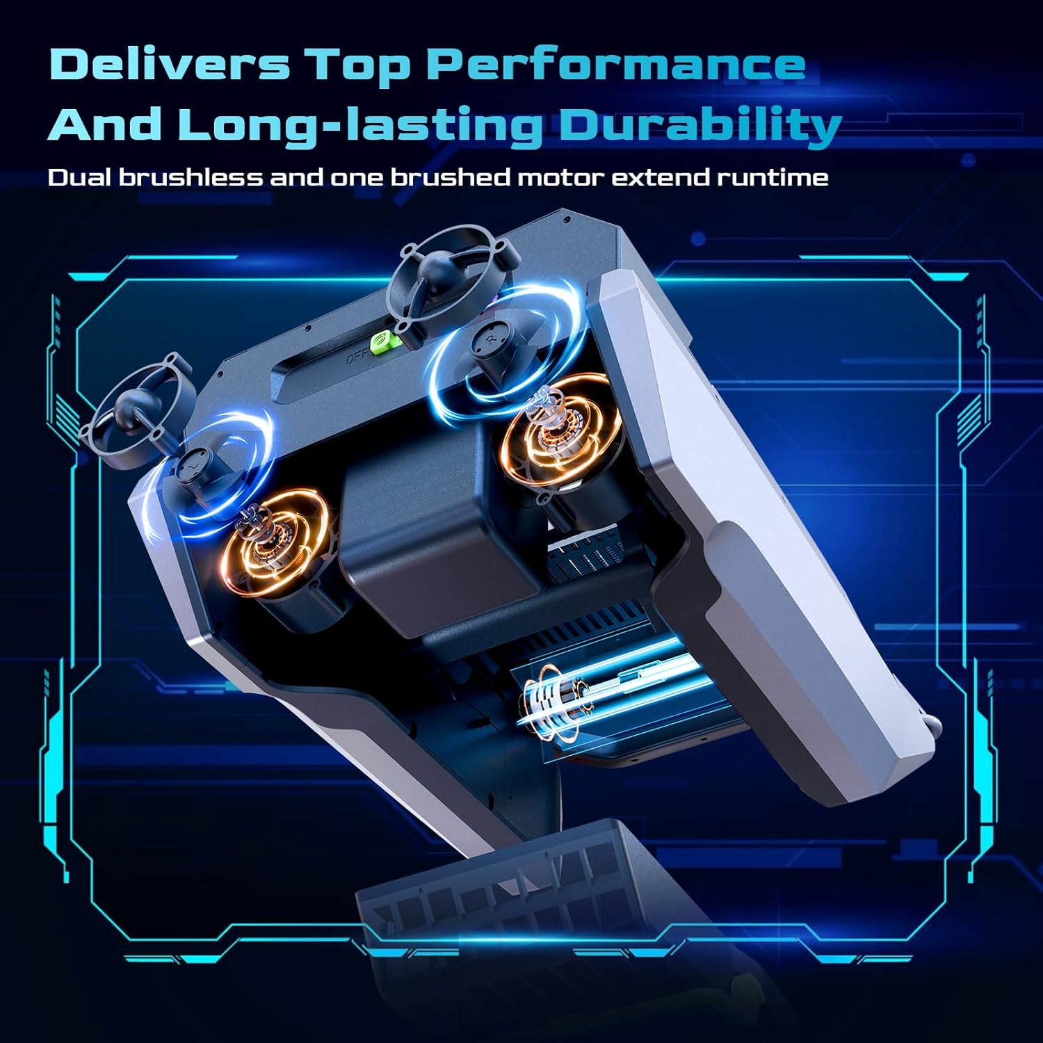 A US-Inspired Brand Anpool P1 Automatic Pool Cleaners for Above-Ground & In-Ground Pools, Robotic Pool Cleaner with Solar & DC Charging, 72H Runtime, Anti-UV, Anti-Stuck Smart Obstacle Avoidance