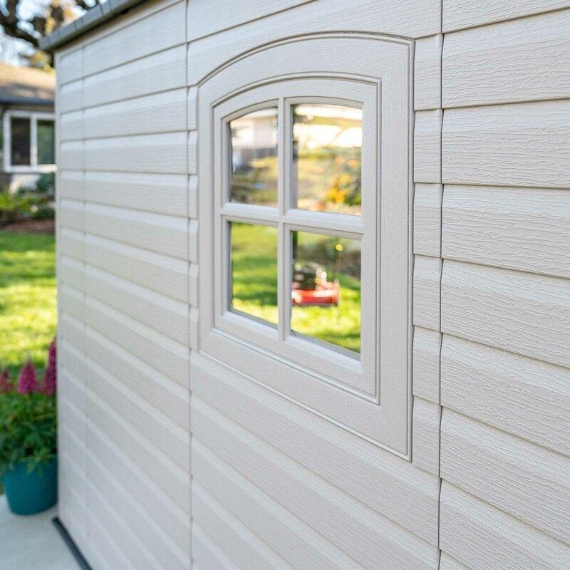 Lifetime 8 ft. W x 15 ft. D Plastic Storage Shed
