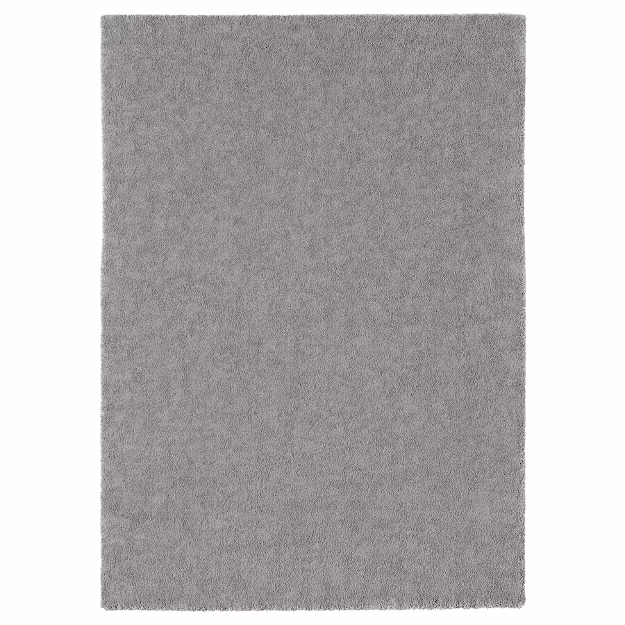 IKEA  STOENSE Rug, low pile, medium gray, 5 ' 7