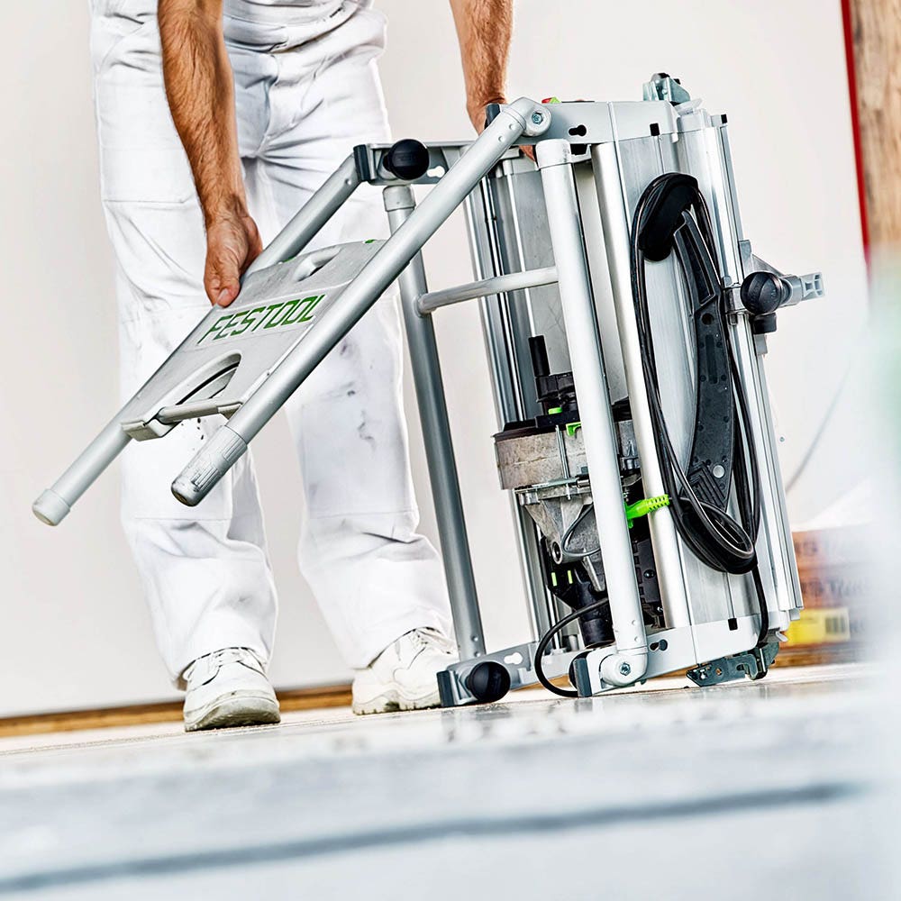 FESTOOL 225mm 2200W CS 70 EBG PRECISIO Table Saw Set 575960