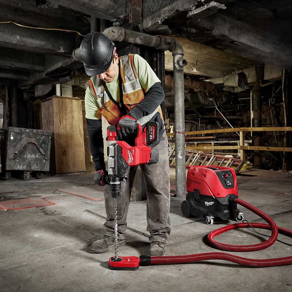 MILWAUKEE 18V FUEL™2 x 12.0Ah 44mm SDS Max Rotary Hammer Kit M18FHM-122C