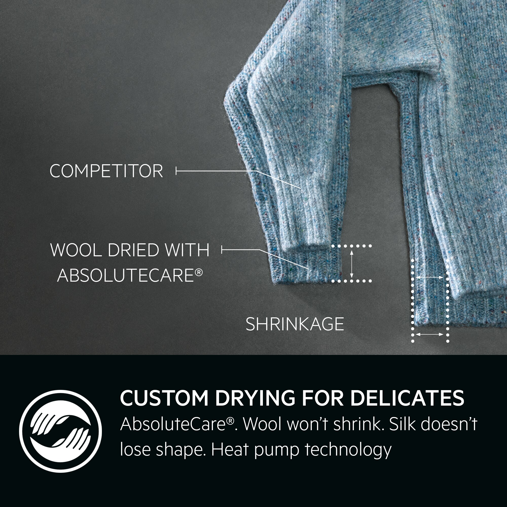 AEG TR818P4B 8000 AbsoluteCare® Heat Pump 8 kg Tumble Dryer