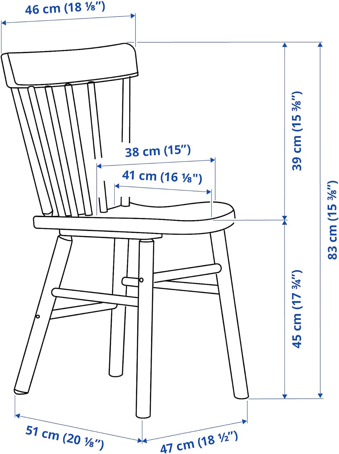 IKEA NORRARYD/SKOGSTA Table and 6 Chairs, 235x100 cm, Acacia/Black