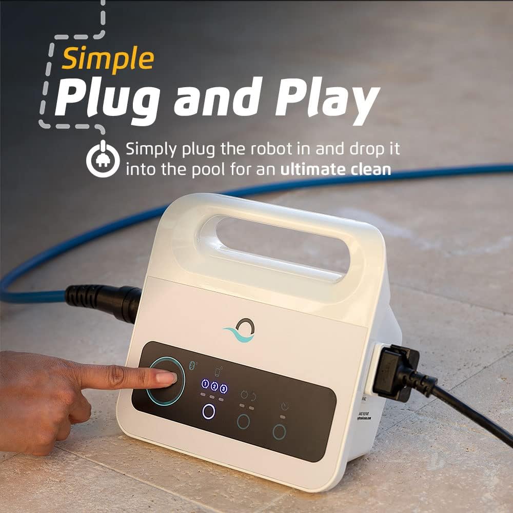 Dolphin Nautilus CC Automatic Robotic Pool Vacuum Cleaner Includes Caddy and Classic Cover for Storage and Protection, Ideal for In-Ground Pools up to 33 FT in Length