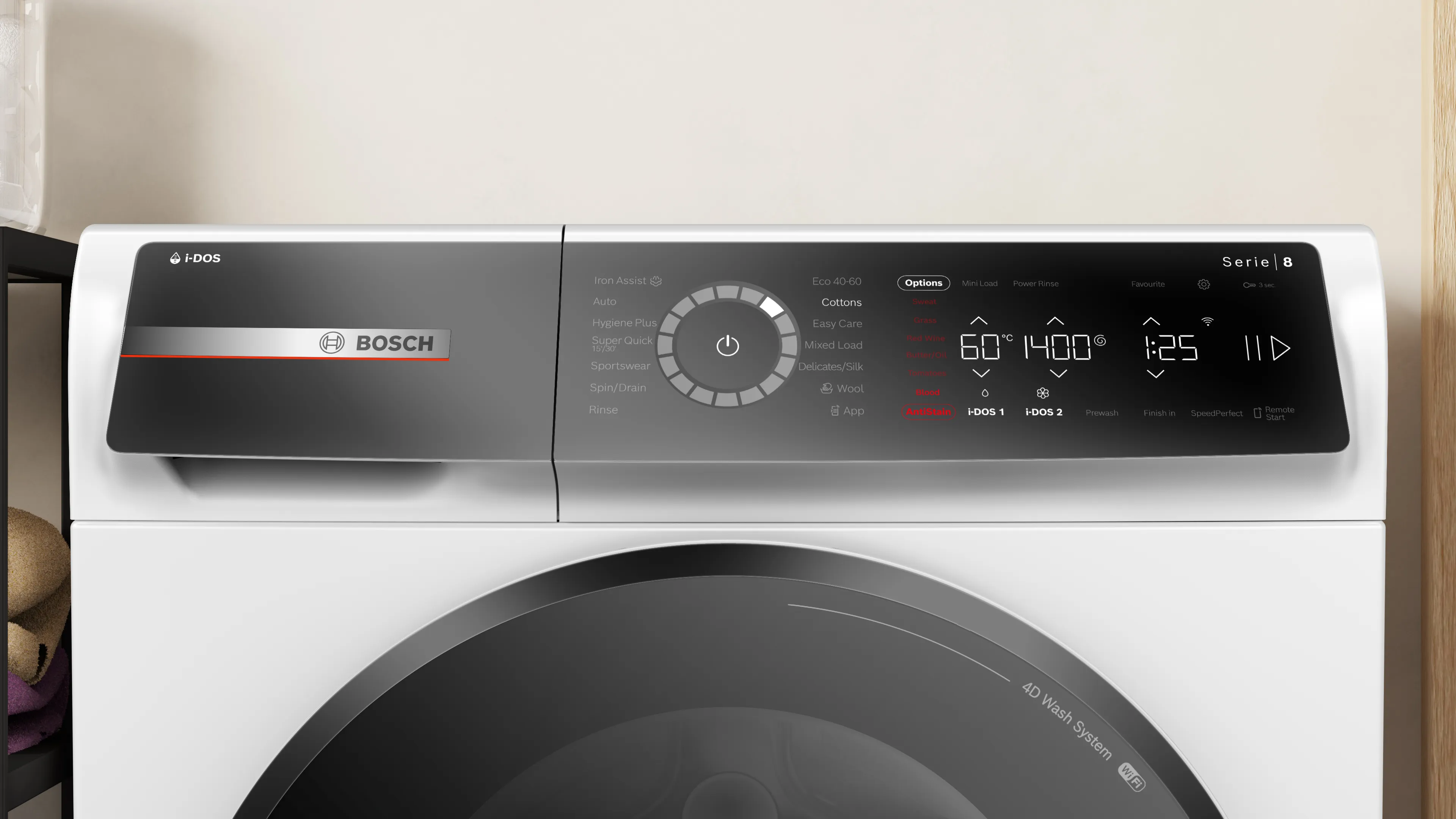 BOSCH WGB256A1GB Series 8 Washing machine, front loader 10 kg 1400 rpm