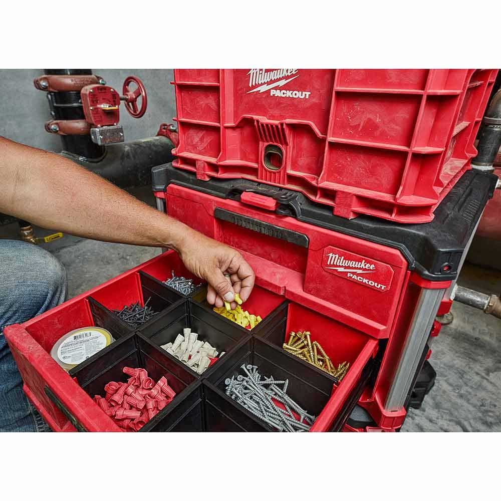 MILWAUKEE Drawer Dividers for PACKOUT™2-Drawer Tool Box 48228472