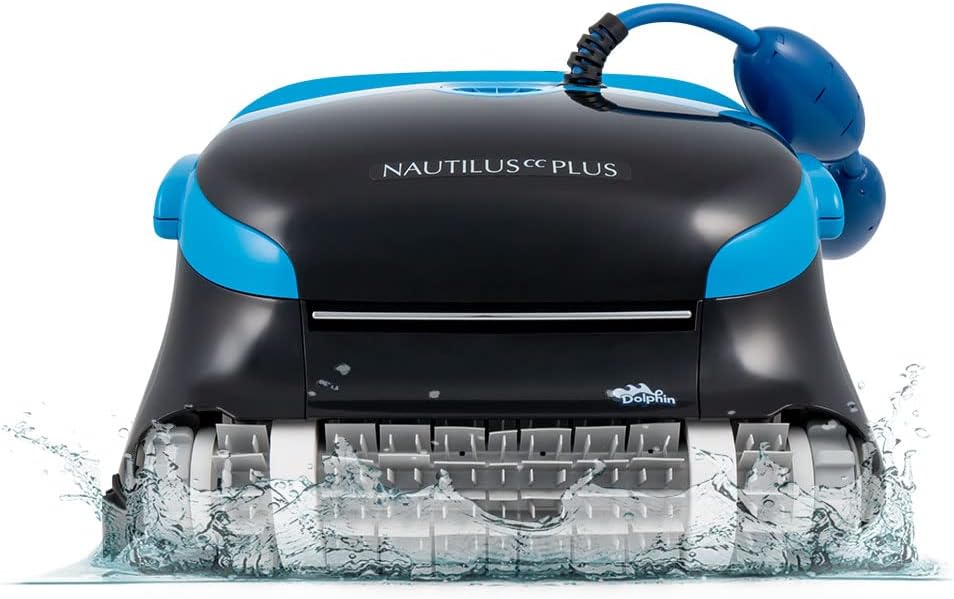 Dolphin Nautilus CC Supreme Wi-Fi Automatic Robotic Pool Vacuum Cleaner, Dual Drive, Waterline Scrubber Brush, Top Load Filter, Ideal for In-Ground Pools up to 50 FT