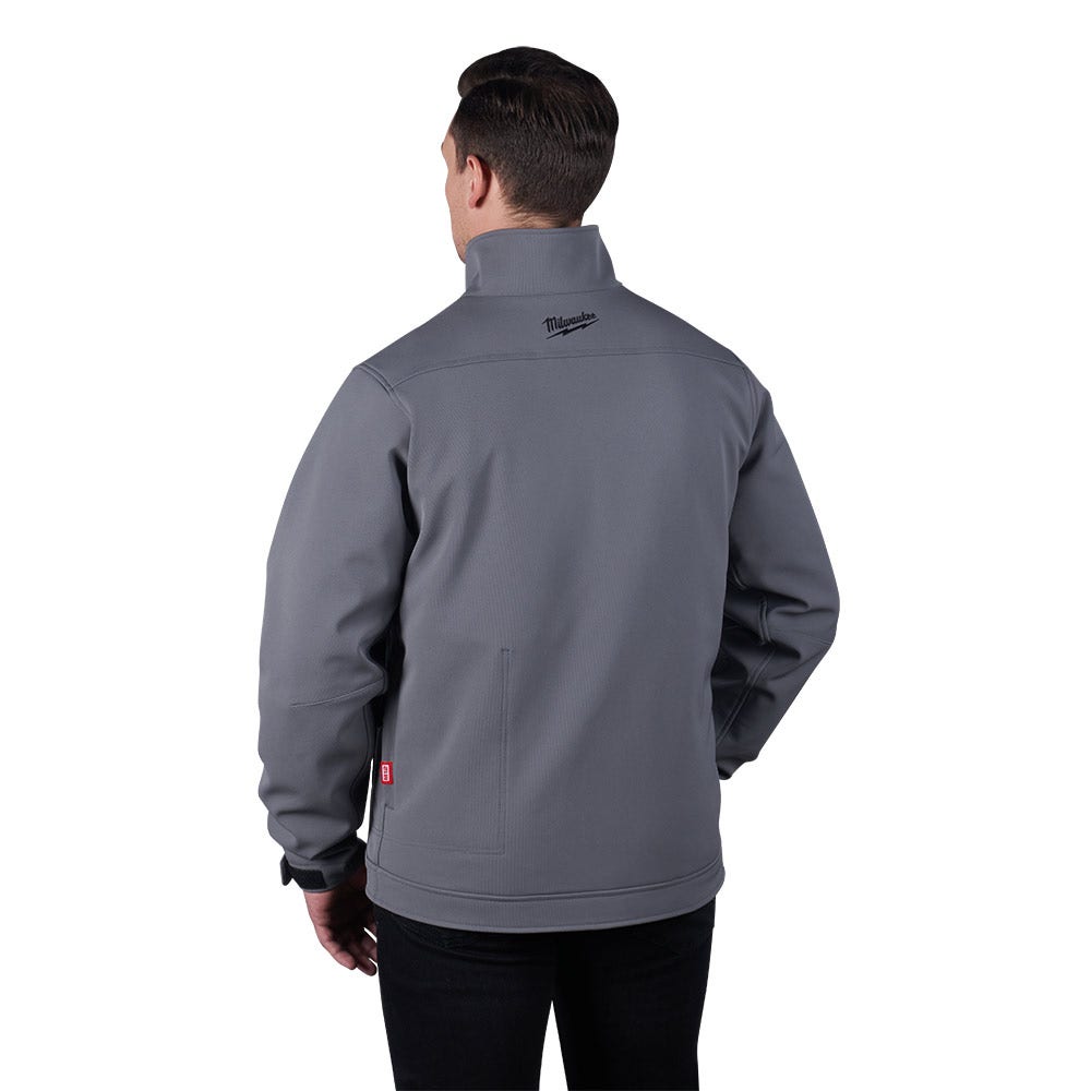 MILWAUKEE 12V Heated TOUGHSHELL Jacket Grey Skin M12THJGREY0