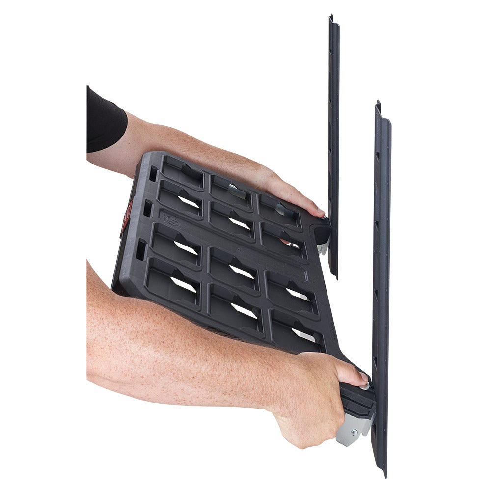 MILWAUKEE 2-Piece Vertical E-Track Rails for PACKOUT™Racking Shelves 48228482